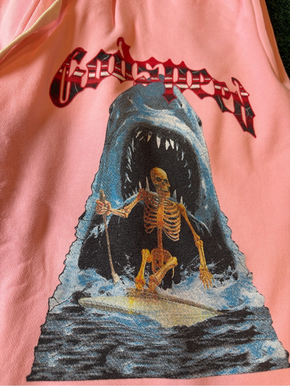 Godspeed Pink Graphic Men’s Casual Shorts - Picture 2 of 6